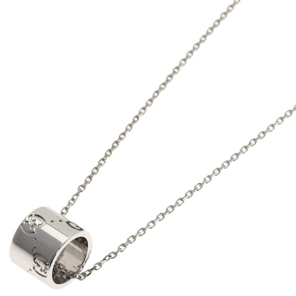 GUCCI 18k White Gold Necklace - Picture 1 of 8